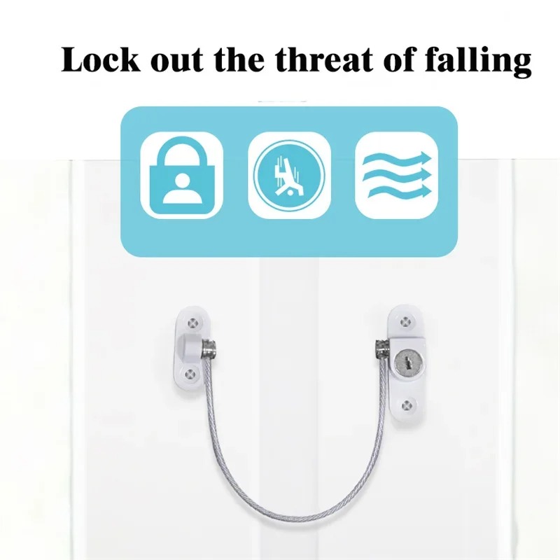 Window Lock Bar - Stainless Steel Window Lock Children's Safety