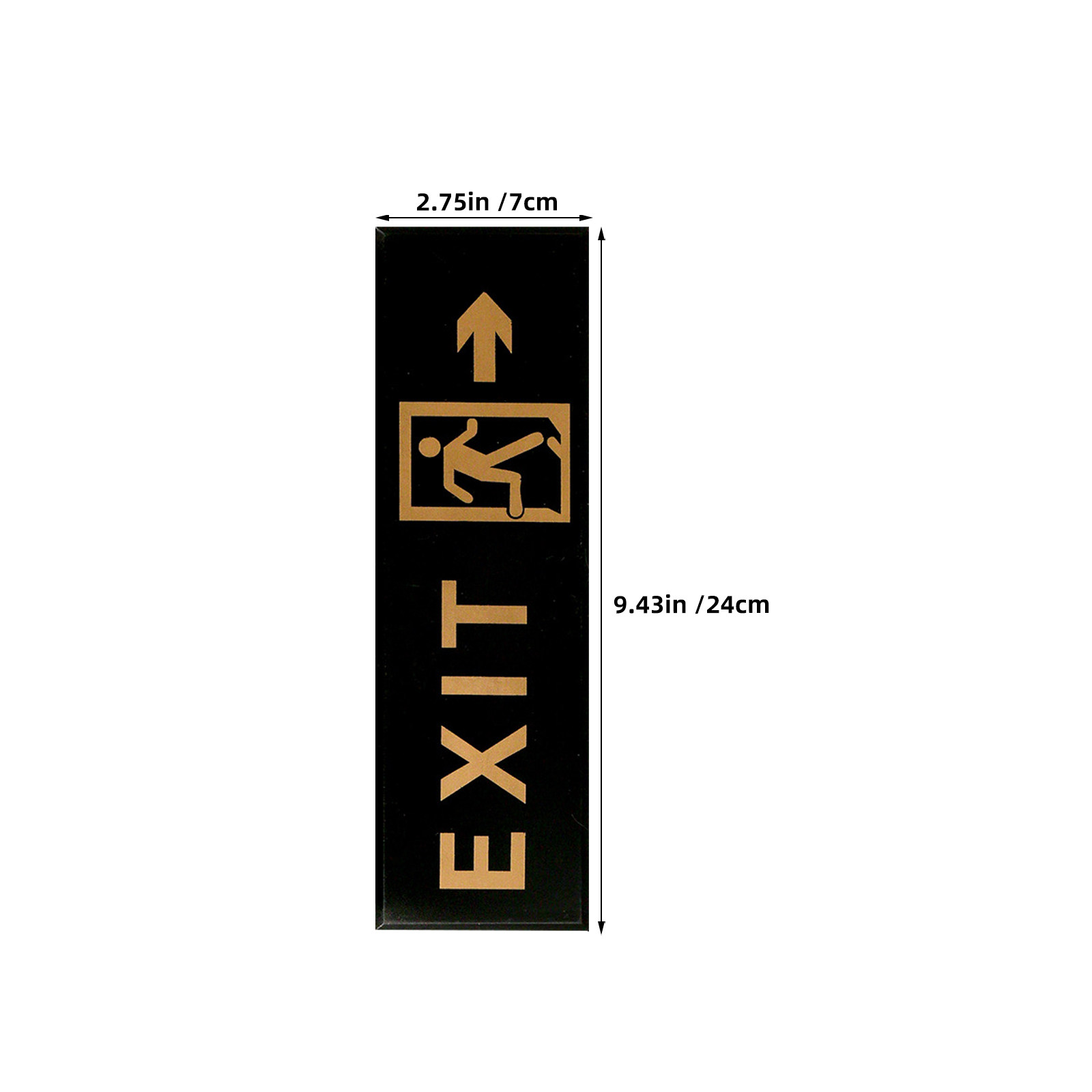 5Pcs Exit Sign Self Adhesive A - огляд і ціна Emergency Exit Sign
