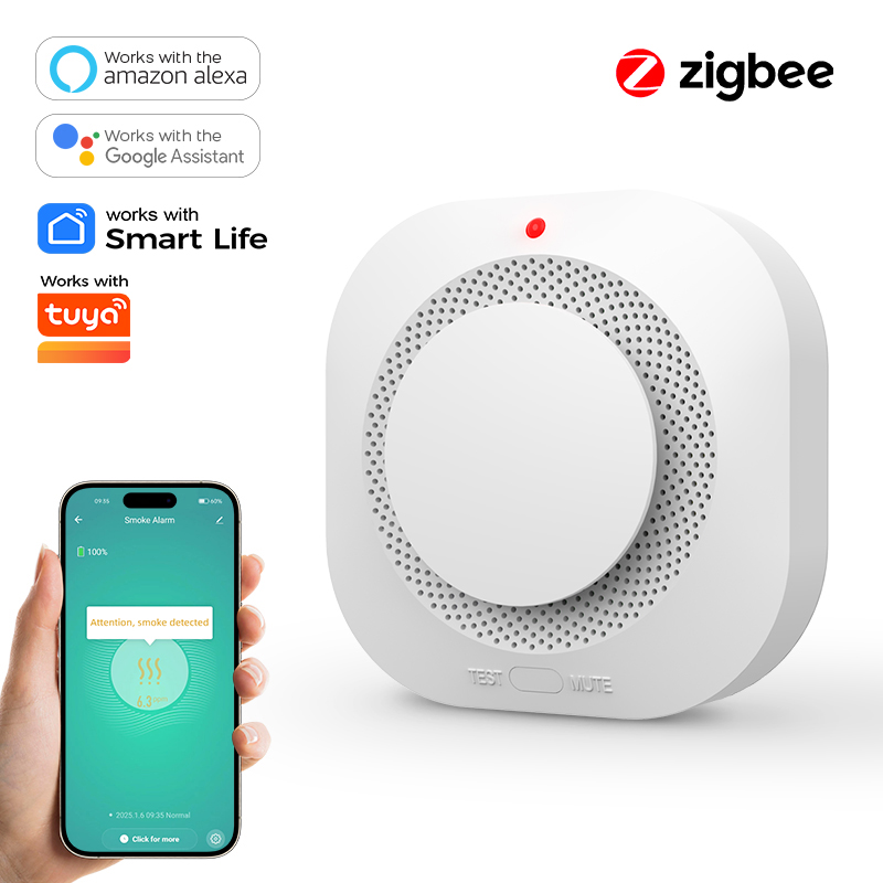 ZIGBEE Smoke Detector Home Sec - огляд і ціна Smoke Detector Interconnected