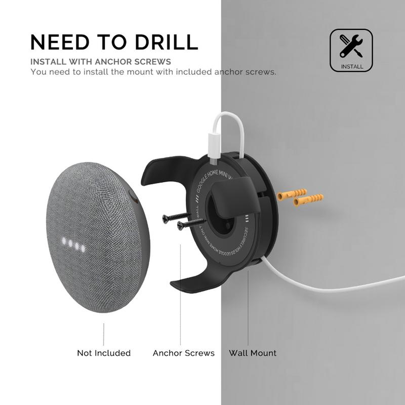 Outlet Wall Mount Holder for G - огляд і ціна Google Speaker Nest Audio