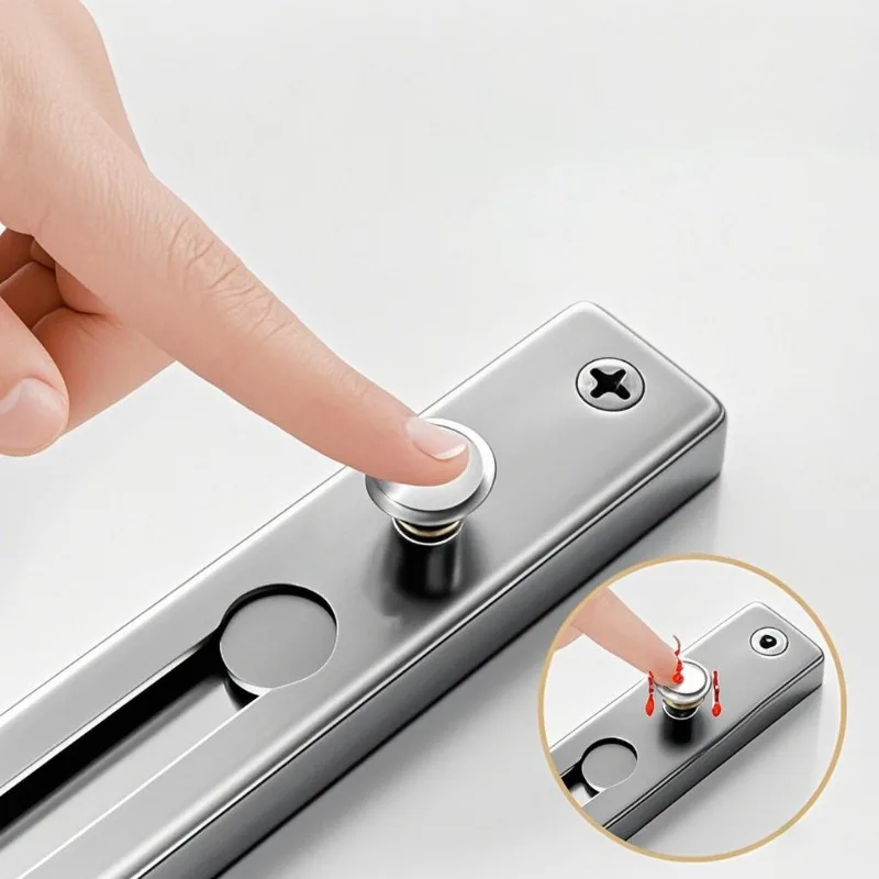 No Drill Stainless Steel Secur - огляд і ціна Security Chain Door