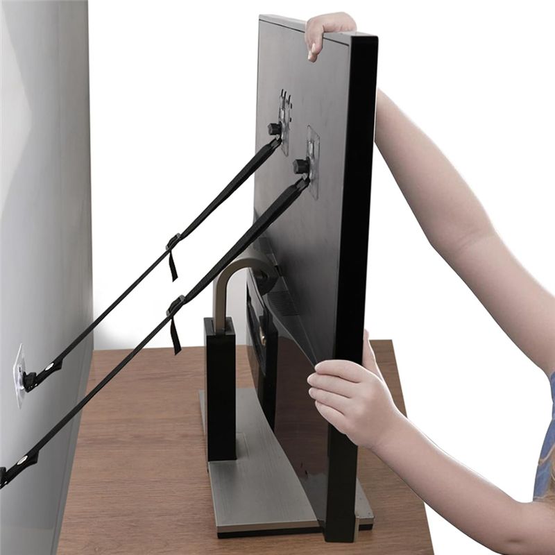 T23C No Drill Adhesive TV Safe - огляд і ціна Earthquake Anchor Strap