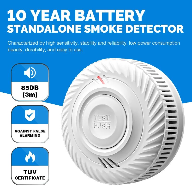 1pc Smoke Detector Warning, In - огляд і ціна Smoke Detector Interconnected