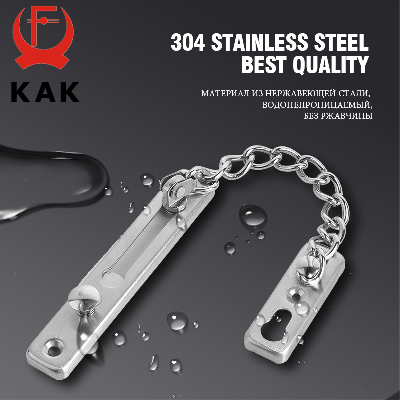 KAK 304 Stainless Steel Securi - огляд і ціна Security Chain Door