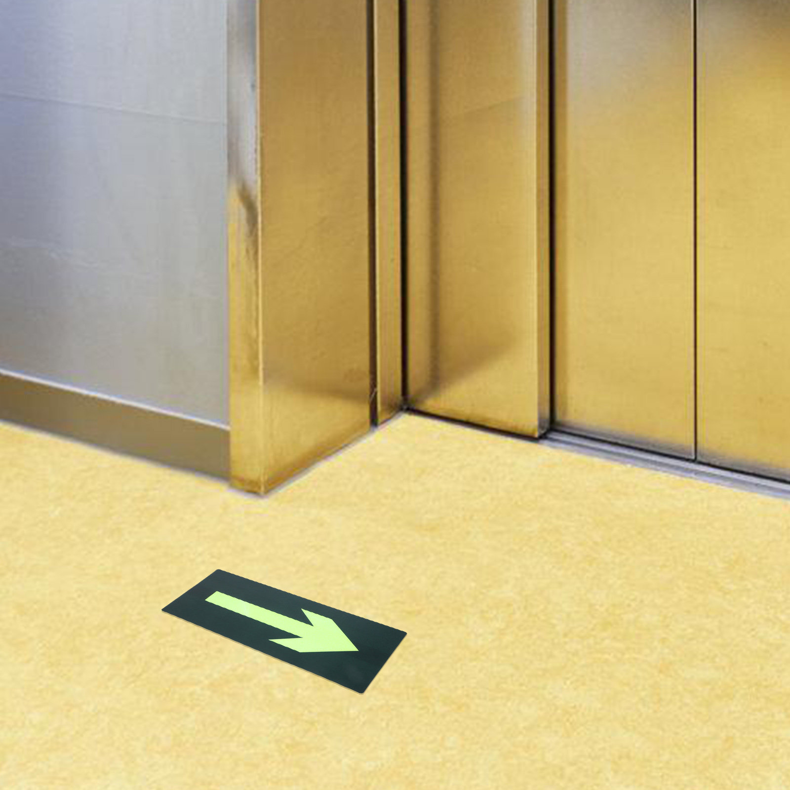 8Pcs Waterproof Glow in The Da - огляд і ціна Emergency Exit Sign