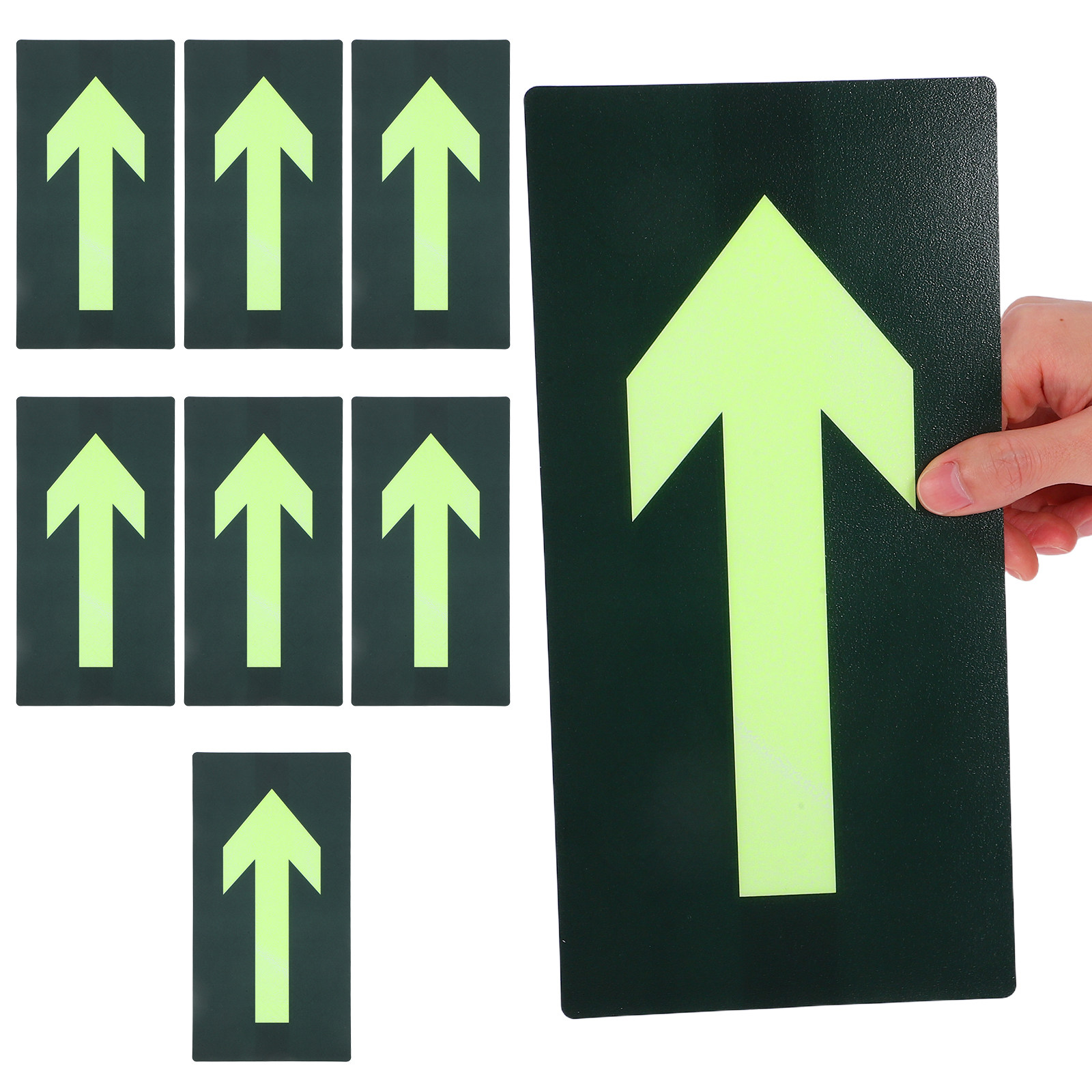 8Pcs Night Glow Exit Arrow Sti - огляд і ціна Emergency Exit Sign