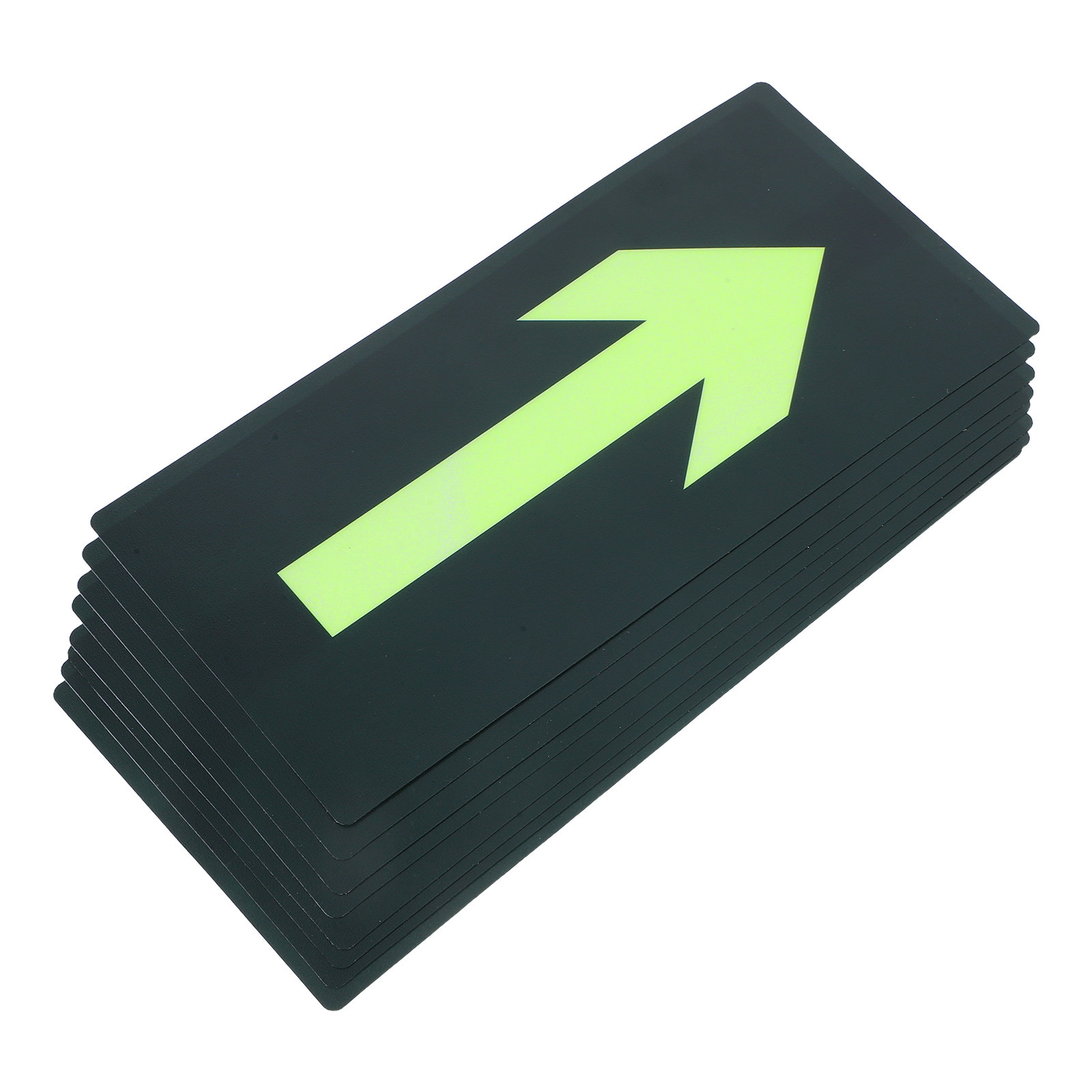 8Pcs Night Glow Exit Arrow Sti - огляд і ціна Emergency Exit Sign