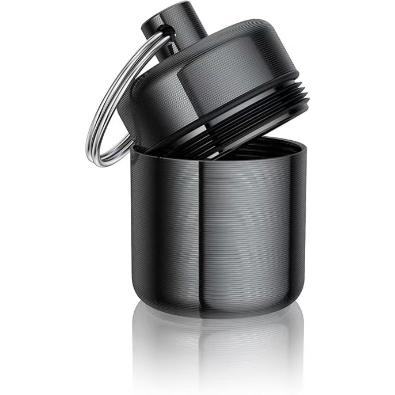 Mini Keychain Pill Box, Alumin - огляд і ціна Medicine Cabinet Lock