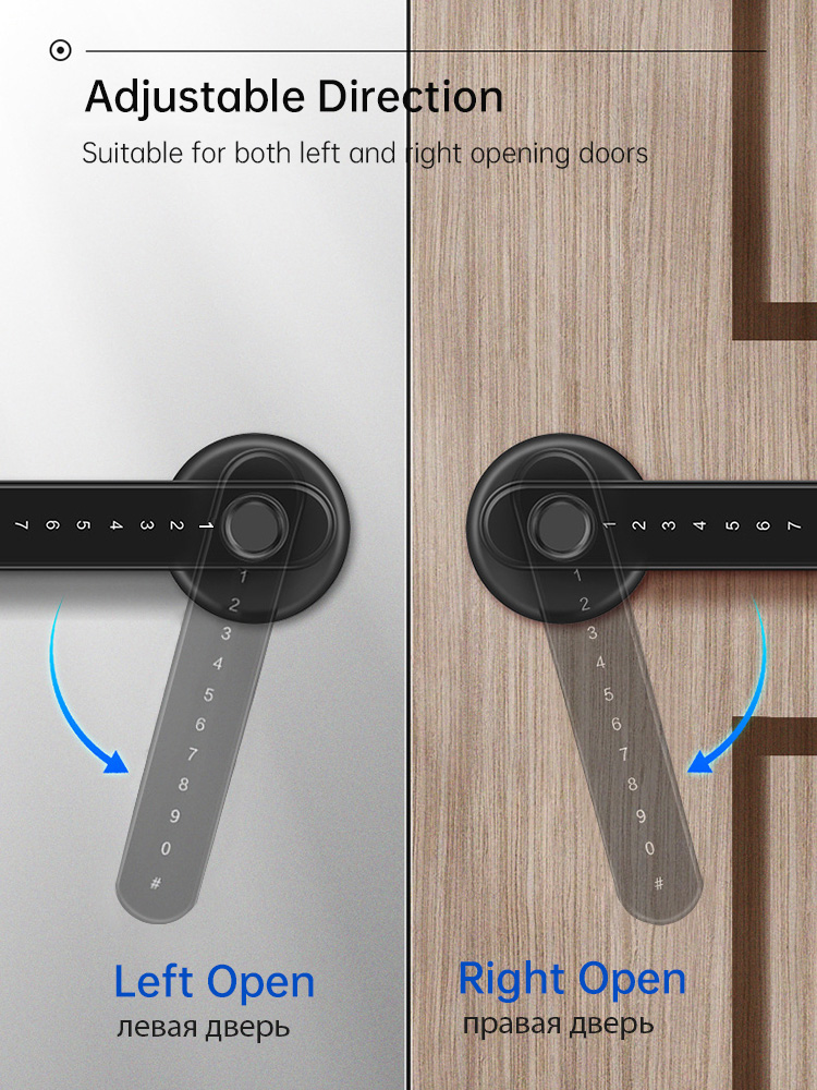 KAK Smart Fingerprint Door Loc - огляд і ціна Security Chain Door